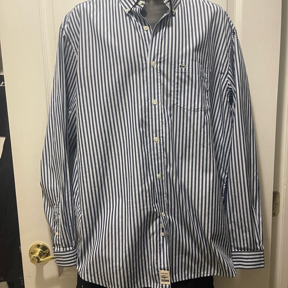 Lacoste XX LARGE men’s button-down shirt in new condition - Picture 13 of 15